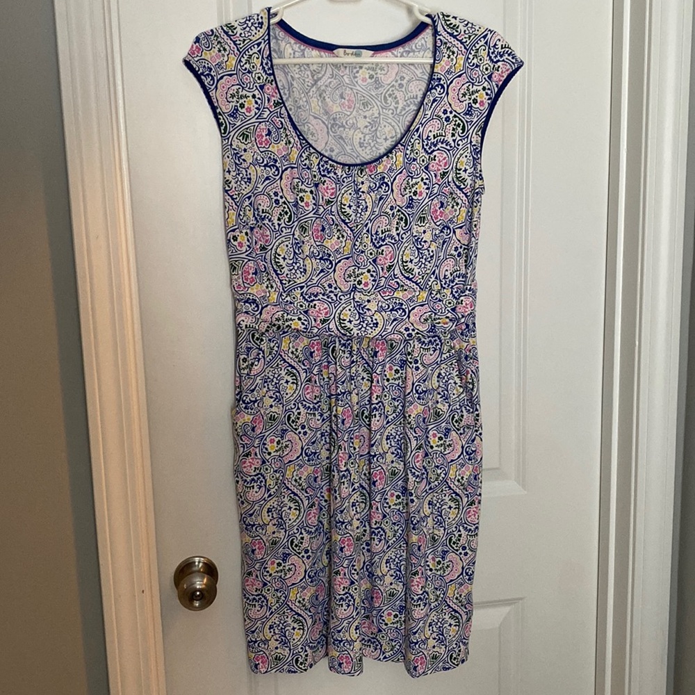 Boden Floral PaisleyMargot Jersey cotton dress